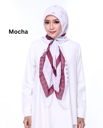 Tudung Bawal in Mocha