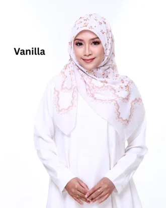 Tudung Bawal in Vanilla
